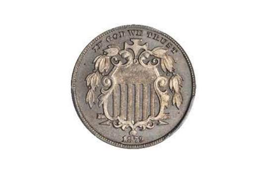 Shield Nickel de 5 centavos (1879)